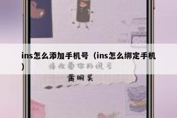 ins怎么添加手机号（ins怎么绑定手机） 第1张
