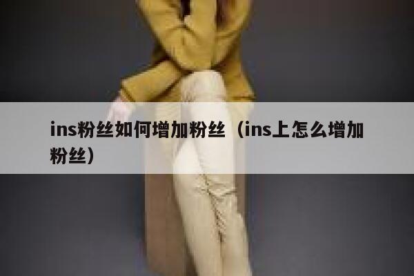 ins粉丝如何增加粉丝(ins上怎么增加粉丝) 第1张 ins粉丝如何增加粉丝(ins上怎么增加粉丝) 第1张