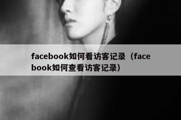 facebook如何看访客记录（facebook如何查看访客记录） 第1张