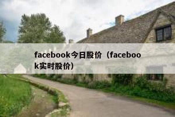 facebook今日股价（facebook实时股价） 第1张