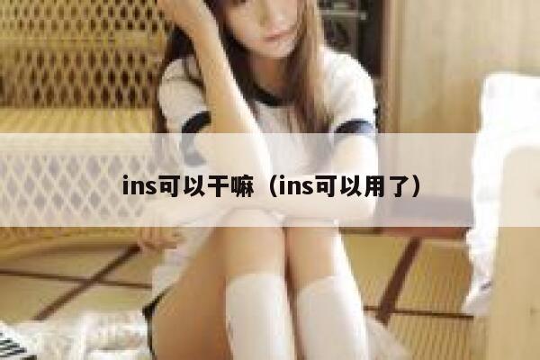 ins可以干嘛(ins可以用了) 第1张 ins可以干嘛(ins可以用了) 第1张
