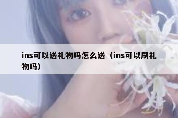 ins可以送礼物吗怎么送（ins可以刷礼物吗） 第1张