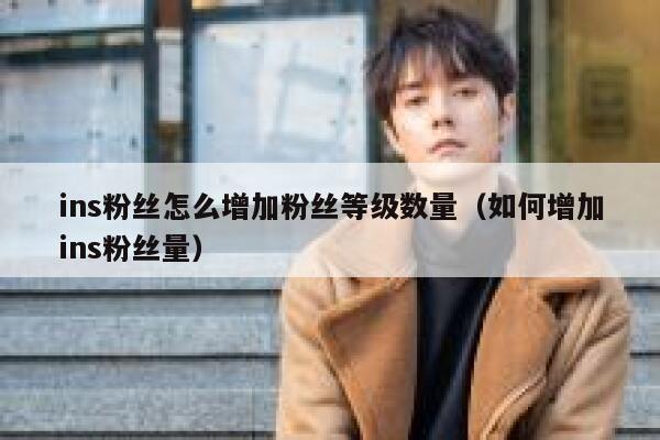 ins粉丝怎么增加粉丝等级数量（如何增加ins粉丝量） 第1张