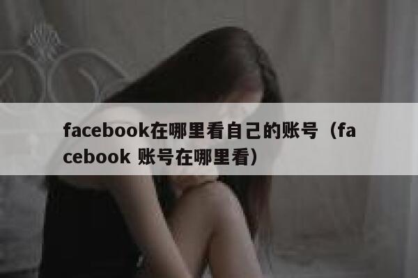 facebook在哪里看自己的账号(facebook 账号在哪里看) 第1张 facebook在哪里看自己的账号(facebook 账号在哪里看) 第1张