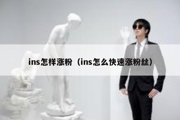 ins怎样涨粉（ins怎么快速涨粉丝） 第1张