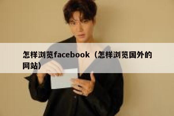 怎样浏览facebook（怎样浏览国外的网站） 第1张