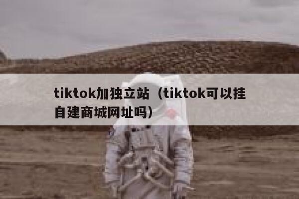 tiktok加独立站（tiktok可以挂自建商城网址吗） 第1张