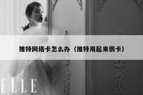 推特网络卡怎么办(推特用起来很卡) 第1张 推特网络卡怎么办(推特用起来很卡) 第1张