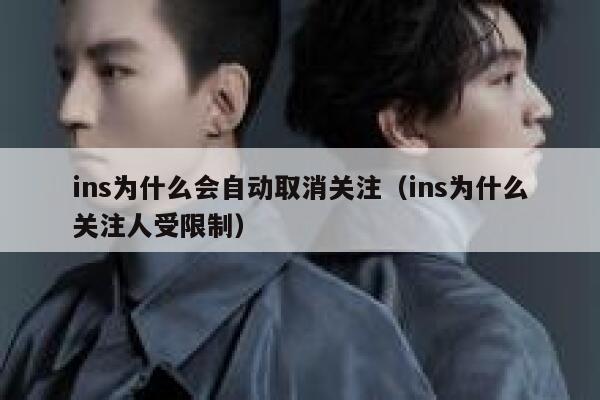 ins为什么会自动取消关注(ins为什么关注人受限制) 第1张 ins为什么会自动取消关注(ins为什么关注人受限制) 第1张