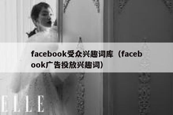 facebook受众兴趣词库(facebook广告投放兴趣词) 第1张 facebook受众兴趣词库(facebook广告投放兴趣词) 第1张