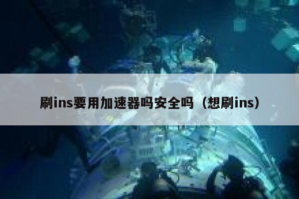 刷ins要用加速器吗安全吗（想刷ins） 第1张