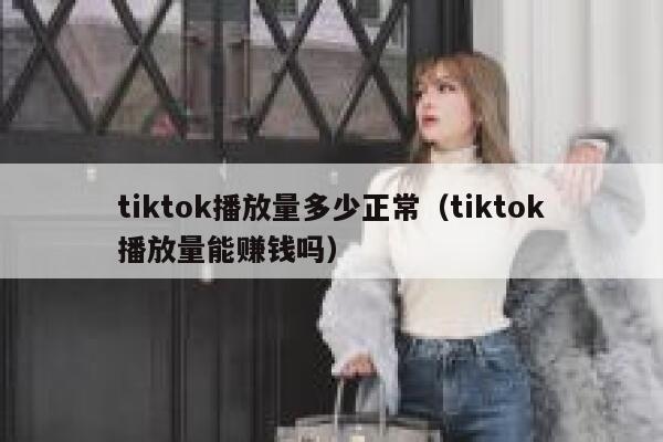 tiktok播放量多少正常（tiktok播放量能赚钱吗） 第1张