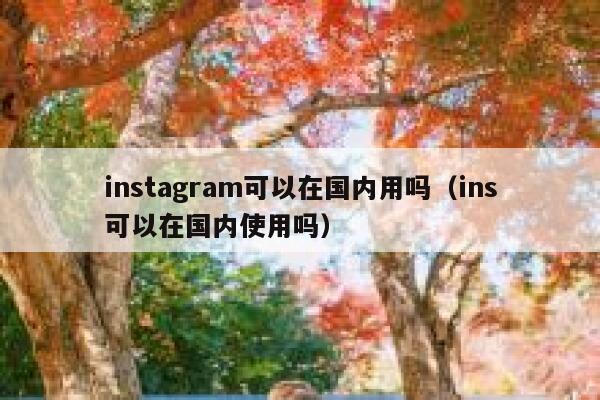 instagram可以在国内用吗(ins可以在国内使用吗) 第1张 instagram可以在国内用吗(ins可以在国内使用吗) 第1张