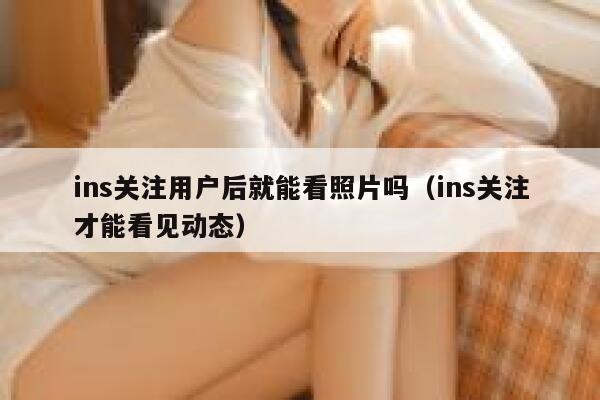 ins关注用户后就能看照片吗（ins关注才能看见动态） 第1张