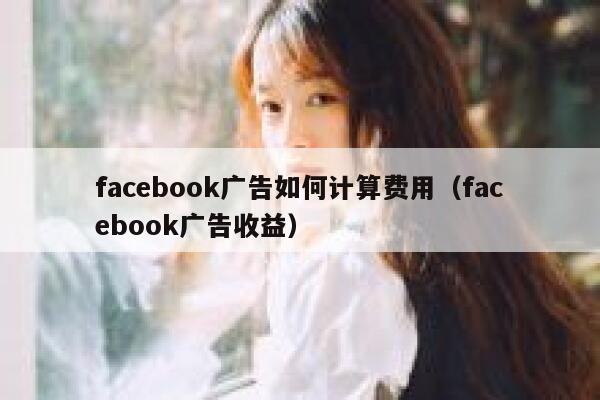 facebook广告如何计算费用（facebook广告收益） 第1张