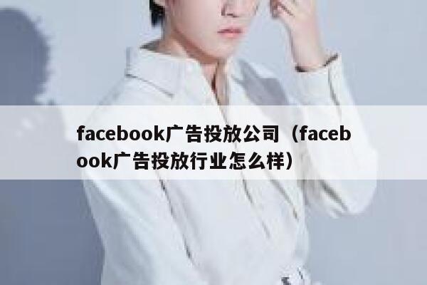 facebook广告投放公司（facebook广告投放行业怎么样） 第1张