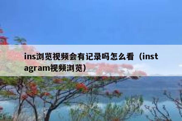 ins浏览视频会有记录吗怎么看（instagram视频浏览） 第1张