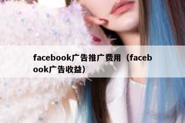 facebook广告推广费用（facebook广告收益） 第1张