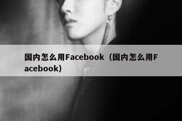 国内怎么用Facebook（国内怎么用Facebook） 第1张