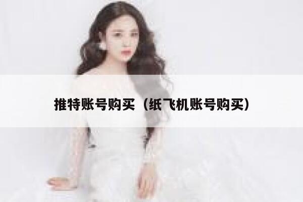 推特账号购买（纸飞机账号购买） 第1张