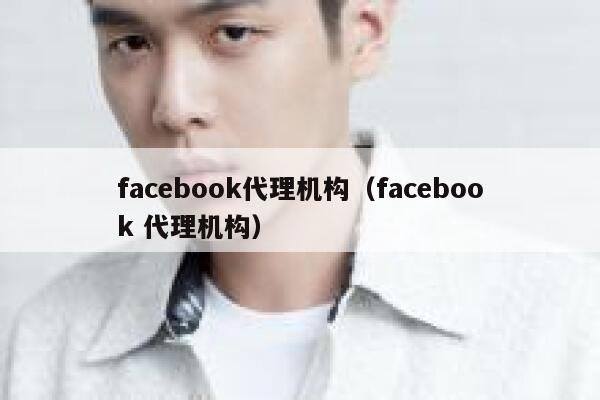 facebook代理机构（facebook 代理机构） 第1张