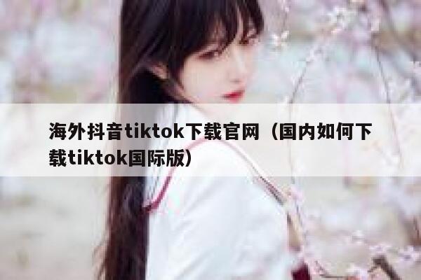 海外抖音tiktok下载官网（国内如何下载tiktok国际版） 第1张