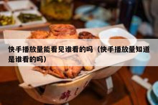 快手播放量能看见谁看的吗（快手播放量知道是谁看的吗） 第1张