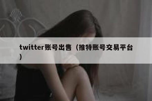 twitter账号出售（推特账号交易平台） 第1张