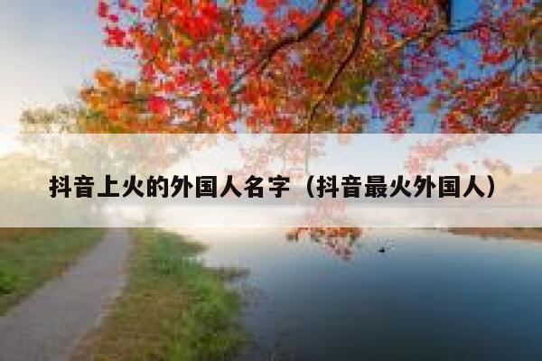 抖音上火的外国人名字（抖音最火外国人） 第1张