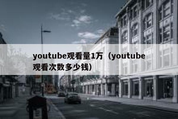 youtube观看量1万（youtube观看次数多少钱） 第1张
