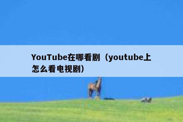 YouTube在哪看剧（youtube上怎么看电视剧） 第1张