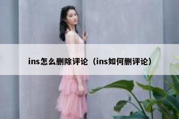 ins怎么删除评论（ins如何删评论） 第1张