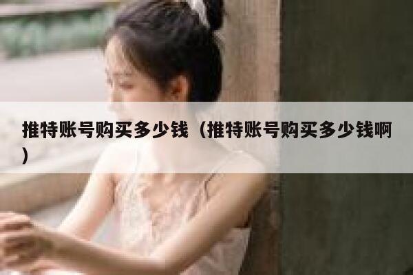 推特账号购买多少钱（推特账号购买多少钱啊） 第1张