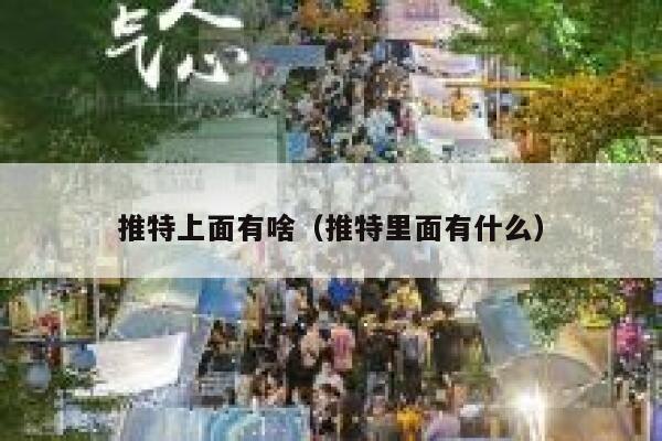 推特上面有啥（推特里面有什么） 第1张