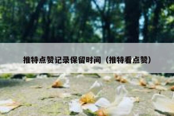 推特点赞记录保留时间(推特看点赞) 第1张 推特点赞记录保留时间(推特看点赞) 第1张