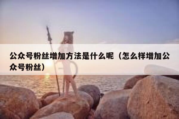 公众号粉丝增加方法是什么呢（怎么样增加公众号粉丝） 第1张