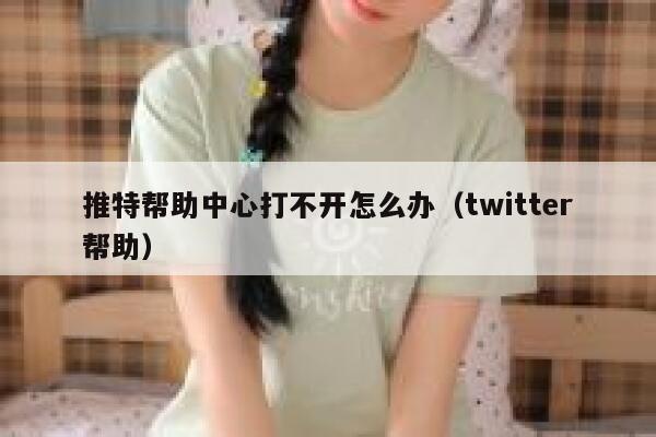 推特帮助中心打不开怎么办(twitter帮助) 第1张 推特帮助中心打不开怎么办(twitter帮助) 第1张