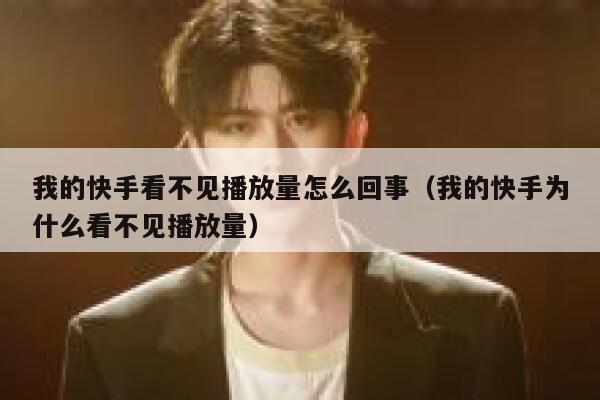 我的快手看不见播放量怎么回事（我的快手为什么看不见播放量） 第1张