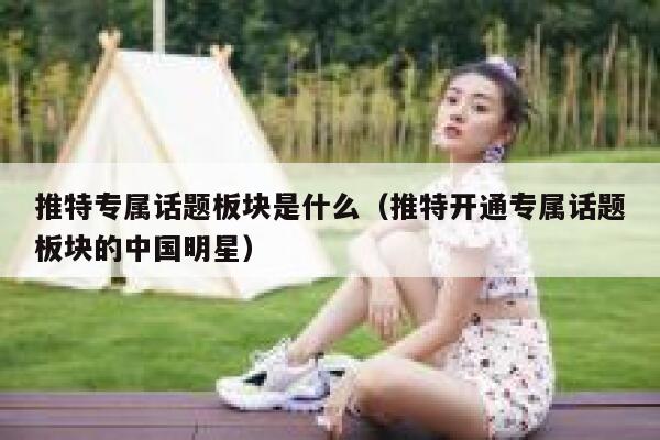 推特专属话题板块是什么（推特开通专属话题板块的中国明星） 第1张