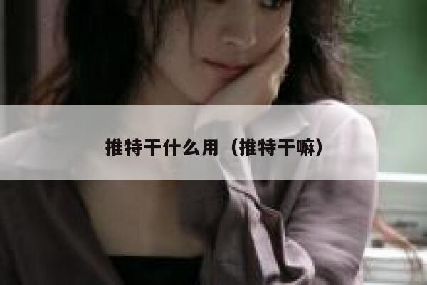 推特干什么用（推特干嘛） 第1张