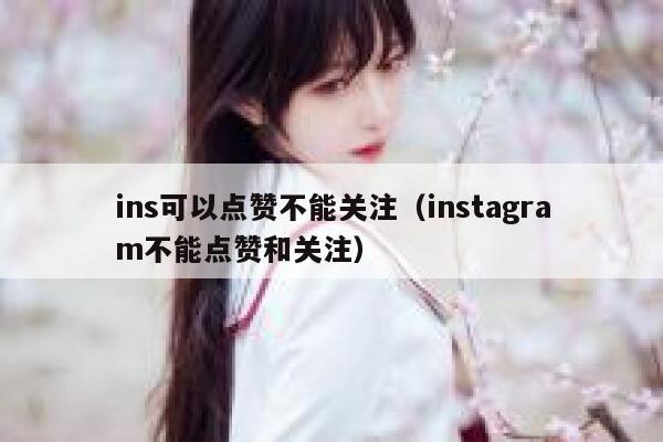 ins可以点赞不能关注（instagram不能点赞和关注） 第1张