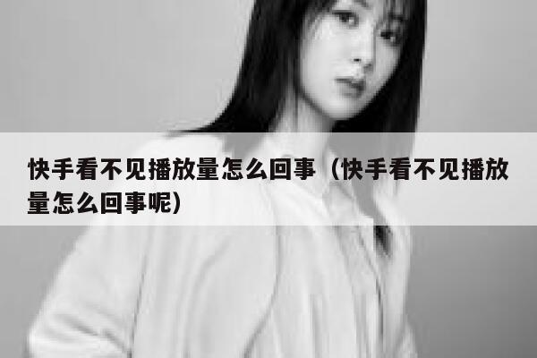 快手看不见播放量怎么回事（快手看不见播放量怎么回事呢） 第1张