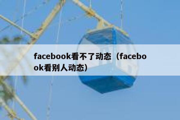 facebook看不了动态（facebook看别人动态） 第1张