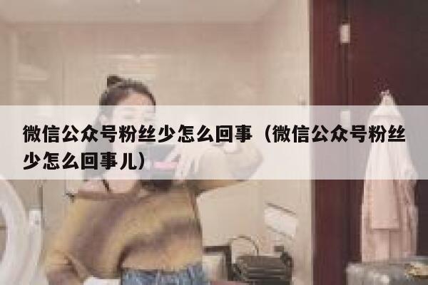 微信公众号粉丝少怎么回事（微信公众号粉丝少怎么回事儿） 第1张