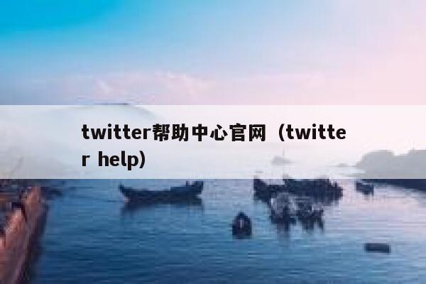 twitter帮助中心官网（twitter help） 第1张