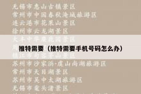 推特需要(推特需要手机号码怎么办) 第1张 推特需要(推特需要手机号码怎么办) 第1张