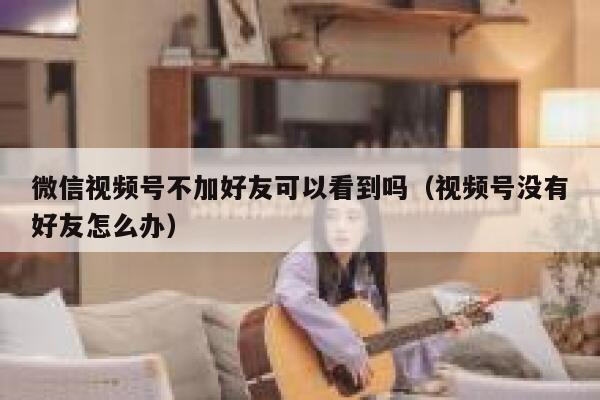 微信视频号不加好友可以看到吗(视频号没有好友怎么办) 第1张 微信视频号不加好友可以看到吗(视频号没有好友怎么办) 第1张