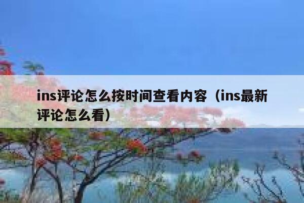 ins评论怎么按时间查看内容(ins最新评论怎么看) 第1张 ins评论怎么按时间查看内容(ins最新评论怎么看) 第1张