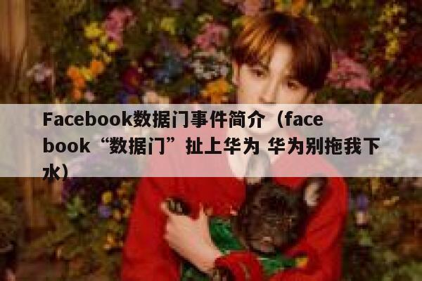 Facebook数据门事件简介（facebook“数据门”扯上华为 华为别拖我下水） 第1张