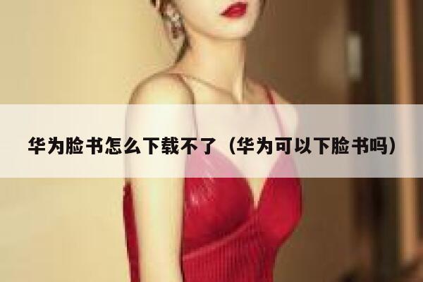 华为脸书怎么下载不了（华为可以下脸书吗） 第1张